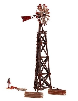 Old Windmill - Built-&-Ready Landmark Structures(R) -- Assembled, N, Woodland Scenics 4936