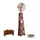 Built-&-Ready Landmark Structures(R) - Assembled -- Windmill, N, Woodland Scenics 4937