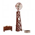 Built-&-Ready Landmark Structures(R) - Assembled -- Windmill, N, Woodland Scenics 4937