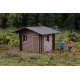 Forest Cabin -- Laser-Cut Wood Kit - 2-1/2 x 2 x 1-1/2′ 6.5 x 5.1 x 4cm, HO, Walthers SceneMaster 4113
