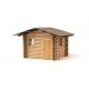 Forest Cabin -- Laser-Cut Wood Kit - 2-1/2 x 2 x 1-1/2′ 6.5 x 5.1 x 4cm, HO, Walthers SceneMaster 4113