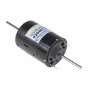 Round Can Motor, 12 Volt DC -- 29 x 40mm, Double Shaft 2.4mm Dia. x 24mm, 8,300rpm, ALL, Northwest Short Line 294019
