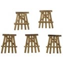 Wood Trestle Bents - Assembled -- Small, 1 1/2′ Tall pkg(5), N, Grand Central Scenery TB7