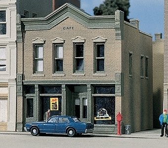 DPM Structure Kits -- Roadkill Cafe - 2-1/4 x 2-3/4′ 5.6 x 6.8cm, N, Design Preservation Models 51200