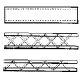 Classic Laced Bridge Girders -- Kit - 5-7/8′ 14.9cm Long pkg(10), HO, Central Valley 19025