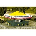 Refreshment Stand -- 3-3/8 x 4-1/4′ 8.4 x 10.7cm, HO, Atlas Model Railroad Co. 715