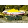 Refreshment Stand -- 3-3/8 x 4-1/4′ 8.4 x 10.7cm, HO, Atlas Model Railroad Co. 715