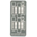 Telephone Booth -- Kit pkg(2), N, Gold Medal Models 16043