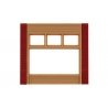 Modular Building System(TM) -- Street Level Wall Sections w/20th Century Window - Kit, HO, Design Preservation Models 30162