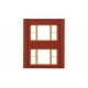 Modular Building System(TM) -- Two-Story Wall Sections w/2 20th Century Windows - Kit, HO, Design Preservation Models 30164