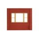 Modular Building System(TM) -- Dock Level Wall Sections w/20th Century Window - Kit, HO, Design Preservation Models 30163