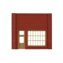 Modular Building System(TM) -- Street Level Wall Sections w/Steel Sash Entry - Kit, HO, Design Preservation Models 30171