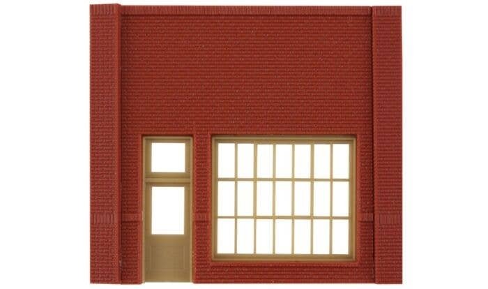 Modular Building System(TM) -- Street Level Wall Sections w/Steel Sash Entry - Kit, HO, Design Preservation Models 30171