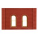 Modular Building System(TM) -- One-Story Wall Sections w/Arched Windows - Kit, HO, Design Preservation Models 30112