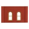 Modular Building System(TM) -- One-Story Wall Sections w/Arched Windows - Kit, HO, Design Preservation Models 30112