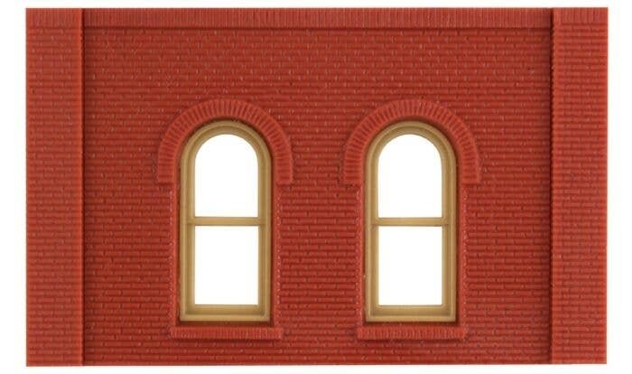 Modular Building System(TM) -- One-Story Wall Sections w/Arched Windows - Kit, HO, Design Preservation Models 30112