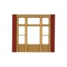Modular Building System(TM) -- Street Level Wall Sections w/Victorian Window - Kit, HO, Design Preservation Models 30142