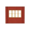 Modular Building System(TM) -- Dock Level Wall Sections w/Victorian Window - Kit, HO, Design Preservation Models 30143