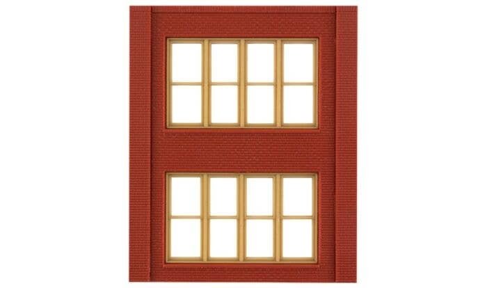 Modular Building System(TM) -- Two-Story Wall Sections w/Victorian Windows - Kit pkg(, HO, Design Preservation Models 30144