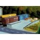 Loading Docks & Ramp -- Kit - Scale 10 x 40′ 3 x 12.2m, HO, Pikestuff 17