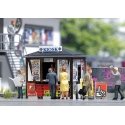 Kiosk Kit -- 3.7 x 3.7 x 3.5cm, HO, Busch Gmbh & Co Kg 1494