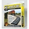 Track-Bed Roadbed Material -- Continuous Roll - 24′ 7.3m - HO Scale, HO, Woodland Scenics 1474