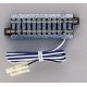 Straight Roadbed Power Feeder (Terminal) Track Section - Unitrack -- 2-7/16′ 62mm, N, Kato USA Inc 20041
