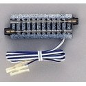 Straight Roadbed Power Feeder (Terminal) Track Section - Unitrack -- 2-7/16′ 62mm, N, Kato USA Inc 20041