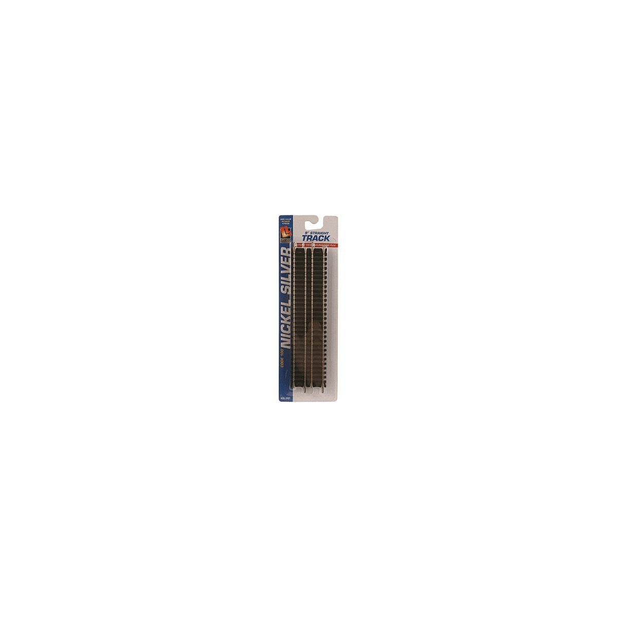 9′ Straight Track pkg(4) -- Code 100 Nickel Silver, HO, Life-Like Products 3001