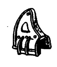 Buda Wheel Stop pkg(2), HO, Custom Finishing 171