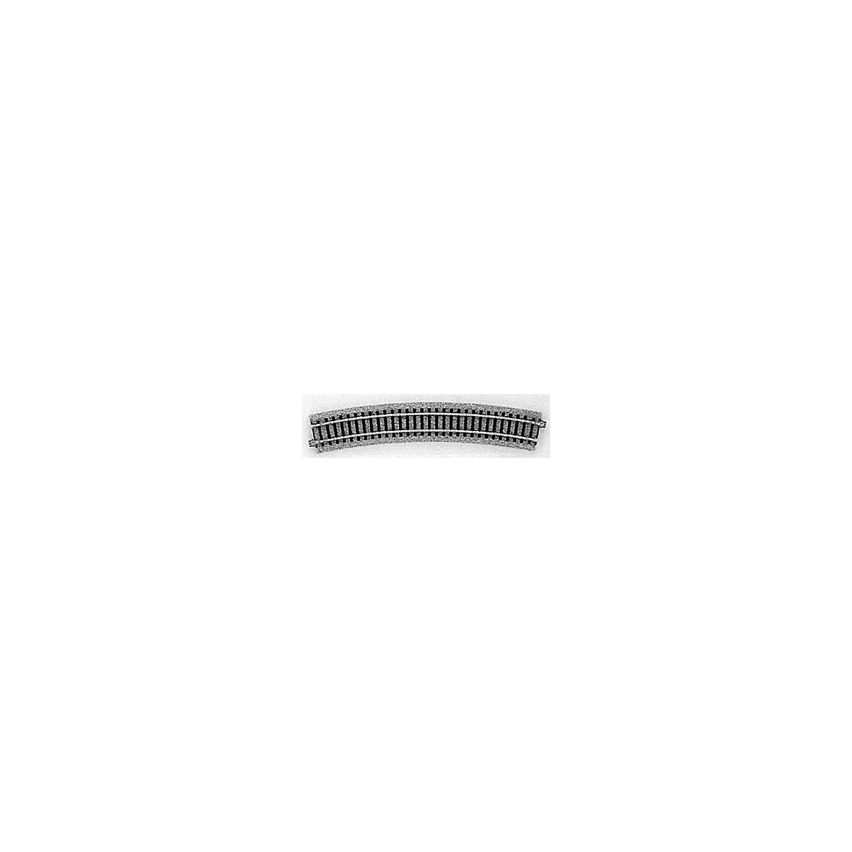 Curved Track 22.5-Degree Radius pkg(4) - Unitrack -- 24′ 610mm, HO, Kato USA Inc 2220