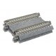 Concrete Tie Double-Track Straight -- 2-7/16′ (62mm) pkg(2), N, Kato USA Inc 20042