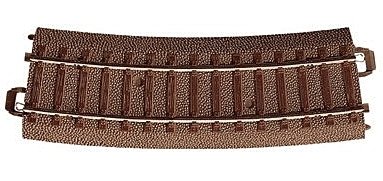 C-Track - Curved - 15 Degrees -- Radius: 17-1/4′ 437.5mm, HO, Trix 62215