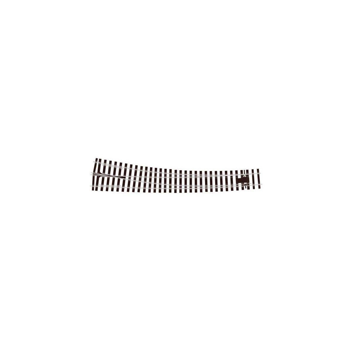 Streamline Curved Turnouts -- Right Hand, O, Peco SLE786BH