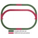FasTrack(TM) Outer Passing Loop Track Pack - 3-Rail -- 1 Each R & L Manual Turnout w/1/4 O-36 Curves, 2 F, O, Lionel 612031