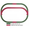 FasTrack(TM) Outer Passing Loop Track Pack - 3-Rail -- 1 Each R & L Manual Turnout w/1/4 O-36 Curves, 2 F, O, Lionel 612031