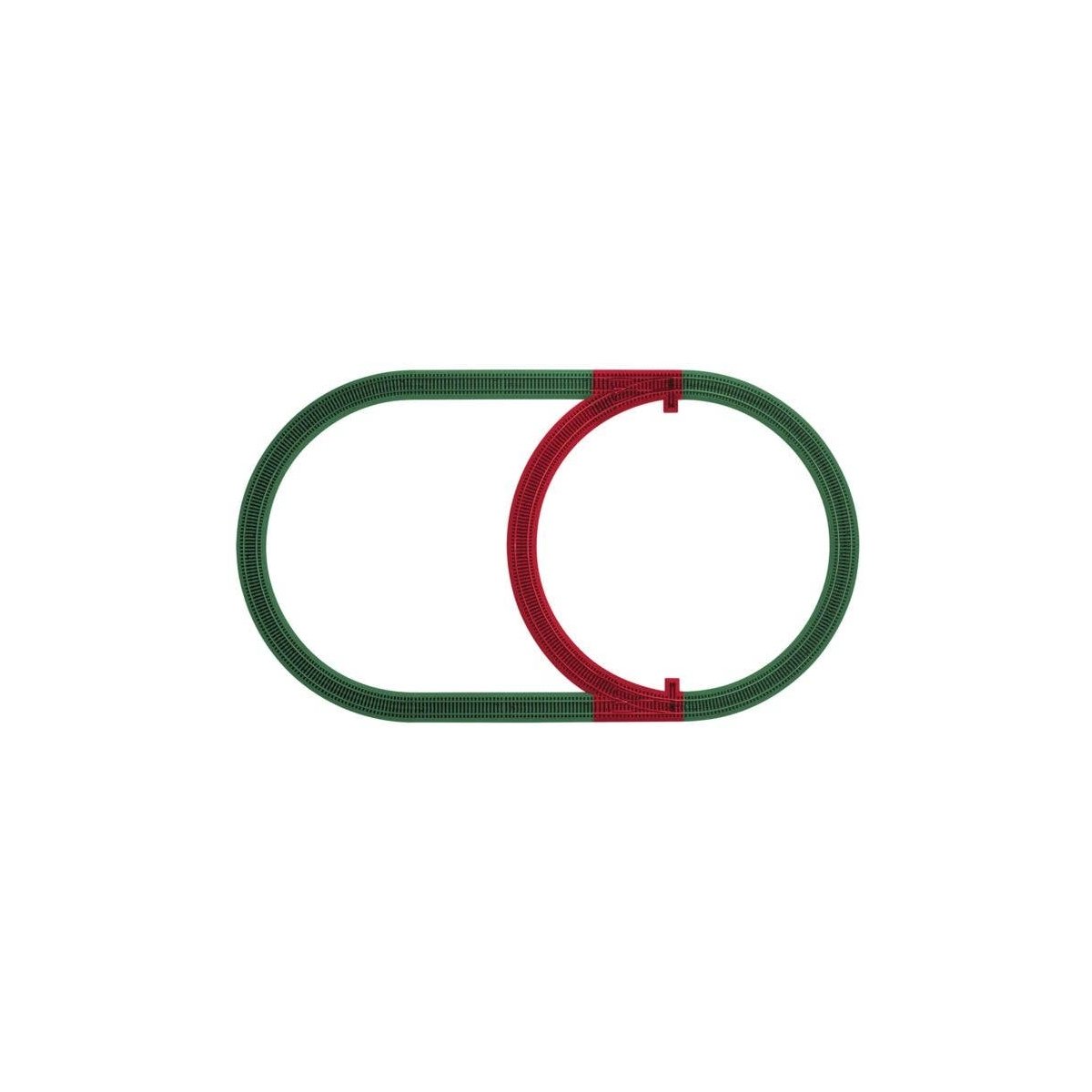 Inner Passing Loop Track Pack - FasTrack - American Flyer(R), S, Lionel 649890