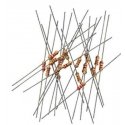 1/4-Watt Axial Lead Resistor 200-Piece Bulk Pack -- 1,000-Ohm, ALL, Train Control Systems 1076