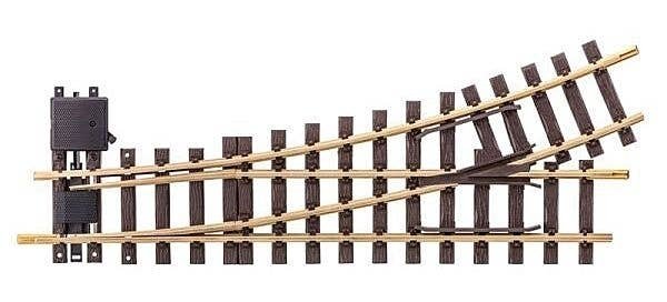 Code 332 Manual Turnout -- Left Hand, Radius 3, 22.5 Degrees, G, LGB 16140