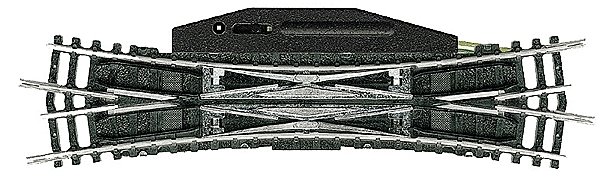 Electric Double Slip Switch -- 15-Degree, N, Trix 14960