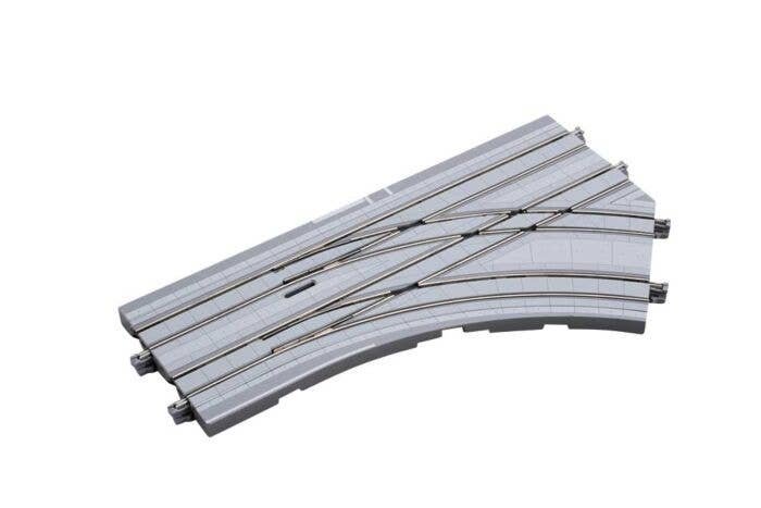 Unitram Street Double-Track Electric Turnout -- Right Hand 7-3/32′ 180mm Radius Diverging Route, N, Kato USA Inc 40213