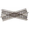 21st Century Track System(TM) Nickel Silver Rail w/Brown Ties - 3-Rail -- 30 Degree Crossing, O, Atlas O 6084
