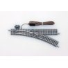 Remote Turnout (Points) N-PR280-30 - Fine Track -- Right Hand w/11′ 280mm Radius, 30 Degree Divergi, N, TomyTec Co LTD 1273