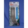 CV-1 Compact Oval Set - Unitrack -- Includes Eight 6` 15.2cm Radius Curves & Four 4-7/8` 12.4cm St, N, Kato USA Inc 20890