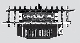 K-Track Uncoupler -- 3-9/16′ 9cm, HO, Marklin, Inc 2297