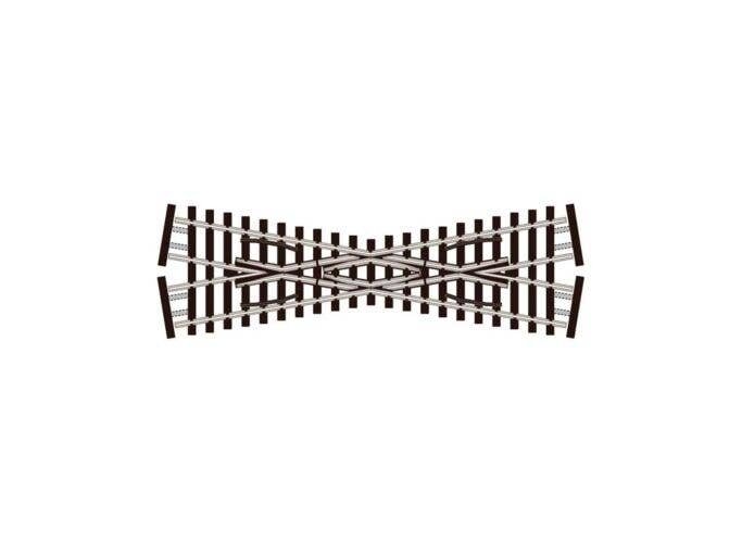 Medium Crossing, Code 55, 20-Degree, Electrofrog, N, Peco SLE393F