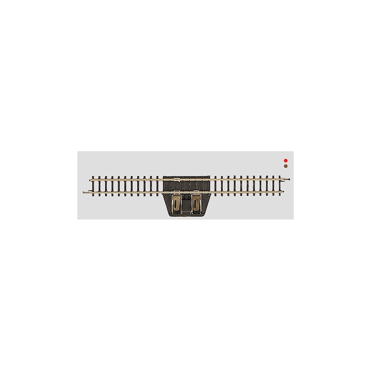 Straight Feeder Track -- 4-3/8′ 11.1cm, Z, Marklin, Inc 8590