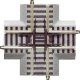 American Flyer(R) FasTrack(R) -- 90-Degree Crossing, S, Lionel 649864