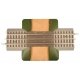FasTrack(TM) Track w/Roadbed - 3-Rail -- Grade Crossing - 10` 25.4cm Straight w/6-1/4` 15.9cm Wide Road, O, Lionel 612036