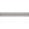 Code 143 US Profile Wooden Tie Flex Track w/Flat-Bottom Rail - Streamline -- 36′ 91.4cm Section, O, Peco SL700FB